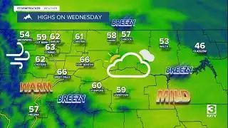 Unseasonably warm temperatures this week