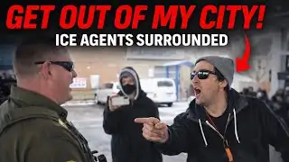 UNSEEN VIDEO: Furious Man Confronts ICE Agents at Minneapolis Gas Station | Crowd Erupts