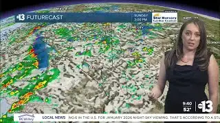 Unsettled weather continues in Las Vegas Sunday