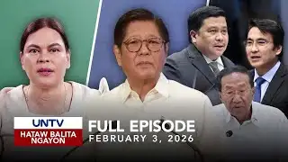 UNTV: Hataw Balita Ngayon | February 3, 2026