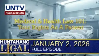 UNTV: Huntahang Ligal | January 2, 2026