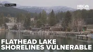 Unusual winter conditions leave Flathead Lake shorelines vulnerable
