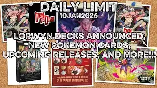 Upcoming YuGiOh Releases, Lorwyn Commander Decks Announced, New Pokemon Sets and More! | Daily Limit
