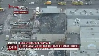 UPDATE: 3-alarm fire destroys austism foundation warehouse