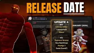 Update 4 Realease Date & Roadmaps For Future updates (AOTR)