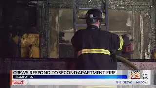UPDATE: Champaign Crews wrap up response to second early morning apartment fire