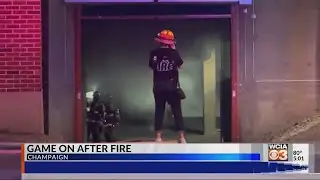 UPDATE: Champaign firefighter hurt battling Memorial Stadium fire