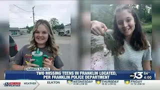 UPDATE: Franklin Police say missing teens have been found