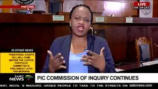 UPDATE: PIC Commission of Inquiry continues