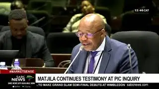 UPDATE: PIC Inquiry hears further testimony from Dan Matjila