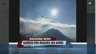 UPDATE: Reno brush fire no longer threat to homes