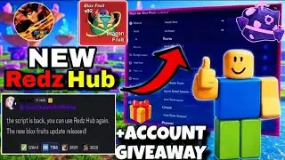 UPDATE Script Blox Fruits Redz Hub Beta AUTO FARM 🔥 FRUIT RAIN, RAID, RACE V4 , AUTO FISH DELTA KRNL