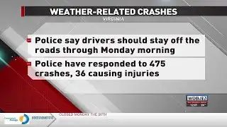 Update: VSP Responds To 475 Crashes During Winter Storm Across Commonwealth