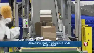 Upgrades made to #USPS #Rothschild facility to help improve delivery