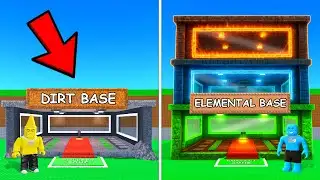 Upgrading From DIRT to ELEMENTAL Base in Steal a Brainrot!