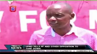 UPND TELLS PF AND OTHER OPPOSITION TO TONE DOWN