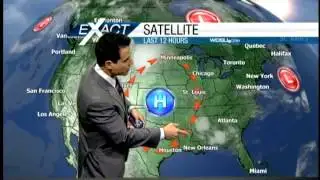 Upper level energy yields greater rain chances