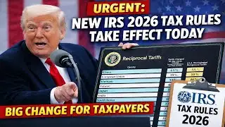 Urgent: New IRS 2026 Tax Rules Update –Big Change...