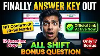 URGENT NTA Shocking Update😁|JEE Main 2026 Cutoff Will Drop|Category Wise Cutoff | Answer Key out JEE
