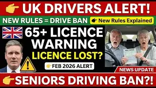 URGENT UK Driving Law Update Feb 2026 | Over-65 Drivers Affected ⚠️