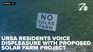 Ursa residents voice displeasure with proposed solar farm project