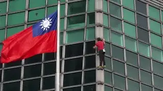 US climber scales Taiwan