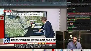 US Fighter Jet shoots down Iranian drone | HasanAbi reacts