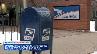 US Postal Service changes could delay mail-in ballots for upcoming Illinois primary election