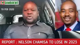 US REPORT : Nelson Chamisa To Lose in 2023