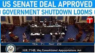 US Senate approves spending deal, but short government shutdown likely