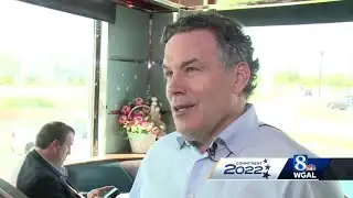 US Senate candidate Dave McCormick campaigns in York, Harrisburg