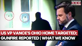 US VP JD Vance’s Cincinnati Home Attacked; Shots Fired, Windows Broken, Suspect Held | 1st Video Out
