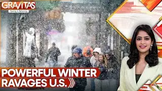 USA: Dangerous Cold Sweeps Across Central US, Flights Grounded | GRAVITAS