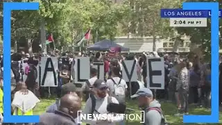 USC shuts down campus amid pro-Palestine protests | Elizabeth Vargas Reports