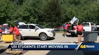 USI students start moving in