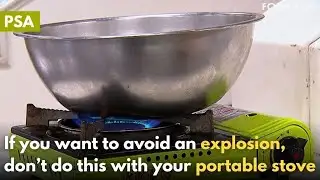 Using big pots on portable  stoves may cause gas explosion｜Taiwan News