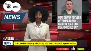 "USPS worker allegedly attempting to strike a child with a postal vehicle."