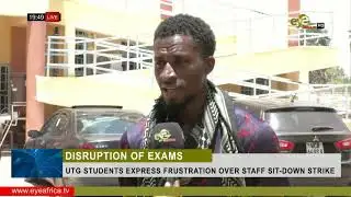 UTG STUDENTS EXPRESS FRUSTRATION OVER STAFF SIT DOWN STRIKE