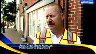 Utility worker badly burned in Portsmouth