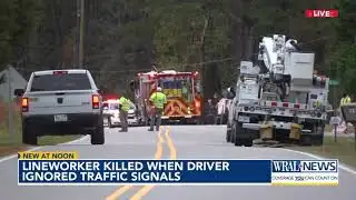 Utility worker killed in hit-and-run in Johnston County