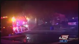 Vacant house destroyed by fire