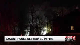 Vacant Omaha house destroyed in fire