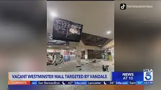 Vacant Westminster mall targeted by vandals