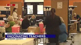 Vaccinating teachers in Dickson County