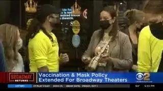 Vaccination & Mask Policy Extended For Broadway Theaters