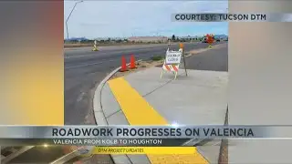 Valencia Road project progress: Tucson crews work on key upgrades