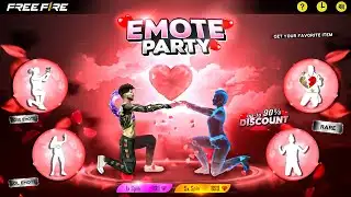 Valentine Emote Party Event ফাইনালি আসছে😍 | Ff  New Event Bd Server | Free Fire New Event