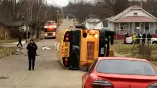 Van Crashes Into School Bus With 31 High School Students