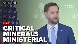 Vance, Rubio open Critical Minerals Ministerial.