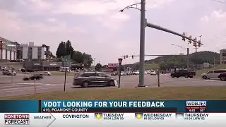 VDOT Seeking Feedback For Traffic Improvements In Roanoke County